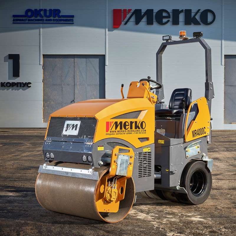 Комбинированный вибрационный каток MERKO MR4000C